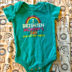 Brighten mommy’s days onsie